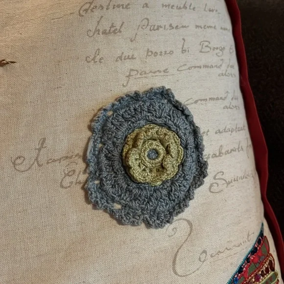 Pier 1 Throw Pillow 16” Hummingbirds - Picture 3 of 6